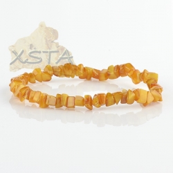 Amber bracelet polished natural